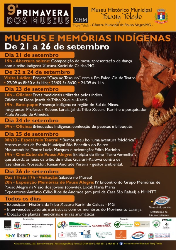 Imagem 1 da notícia: Museu Histórico Municipal Tuany Toledo participa da 9ª Primavera dos Museus