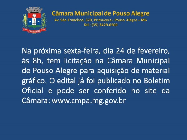 Imagem 1 da notícia: Fique por dentro das licitações