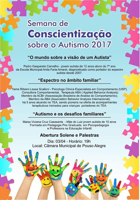 Imagem 1 da notícia: Semana de Conscientização sobre o Autismo 2017