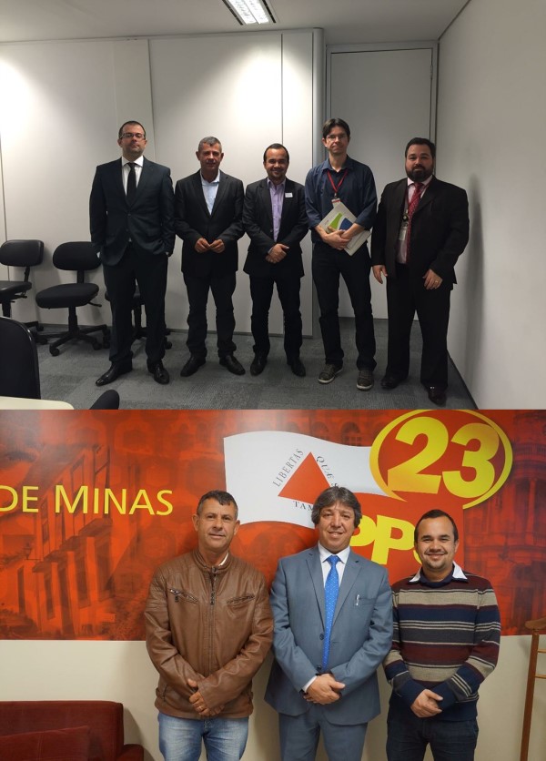 Imagem 1 da notícia: Vereadores Leandro, Rodrigo e Oliveira vão a Belo Horizonte atrás de documentos para a Comissão