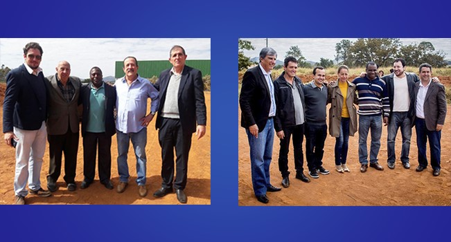 Imagem 1 da notícia: Vereadores acompanham lançamento da construção de nova indústria