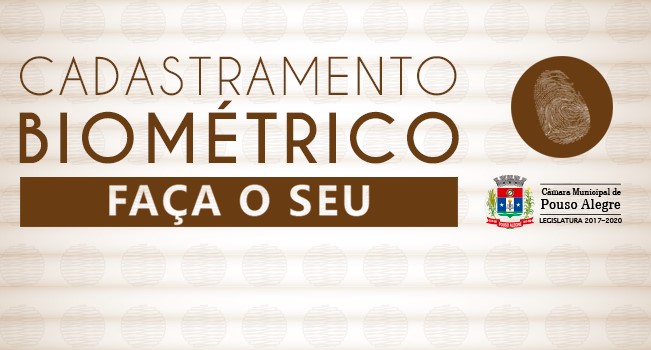 Imagem 1 da notícia: Cadastramento biométrico já pode ser feito em Pouso Alegre