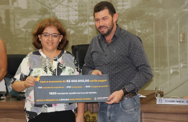 Imagem 1 da notícia: No aniversário de Pouso Alegre, Câmara devolve mais R$ 650 mil para Saúde