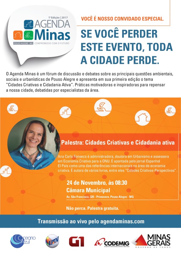 Imagem 1 da notícia: Câmara recebe Agenda Minas dia 24