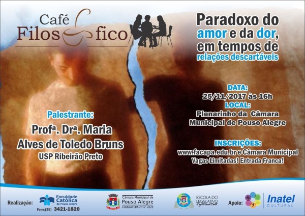 Imagem 1 da notícia: Câmara recebe Café Filosófico neste sábado, 25