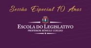 Imagem 1 da notícia: 10 anos da Escola do Legislativo Professor Rômulo Coelho