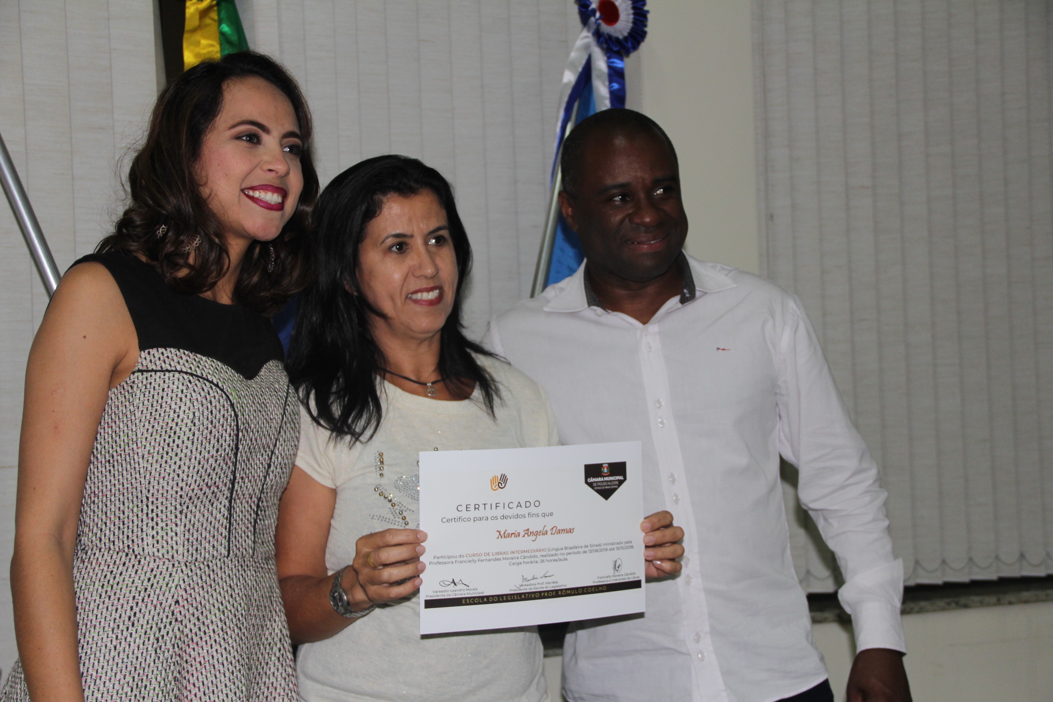 Imagem 5 da notícia: Escola do Legislativo forma primeira turma em nível intermediário de libras