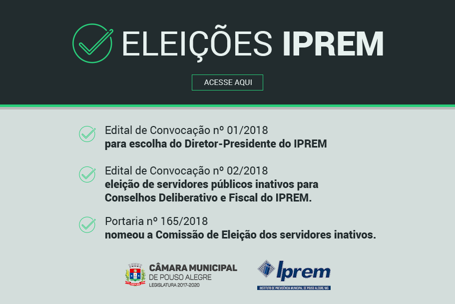 Imagem 1 da notícia: Eleições IPREM