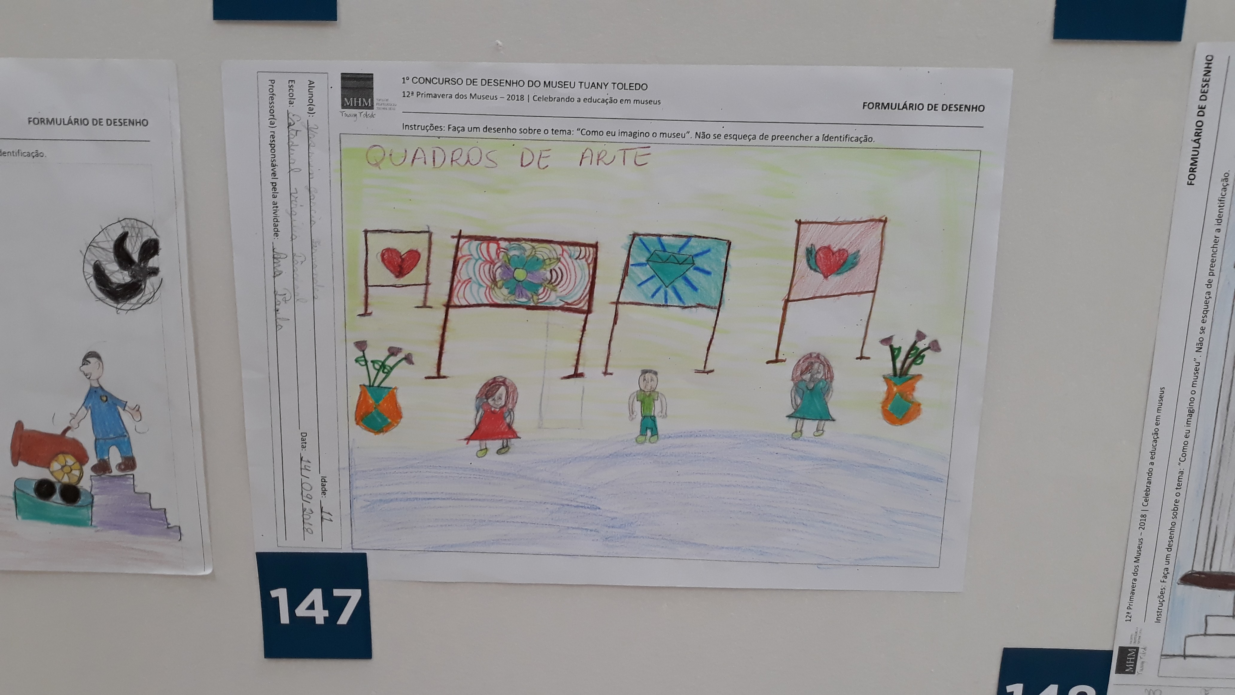 Imagem 1 da notícia: Concurso de Desenhos movimenta o Museu Tuany Toledo