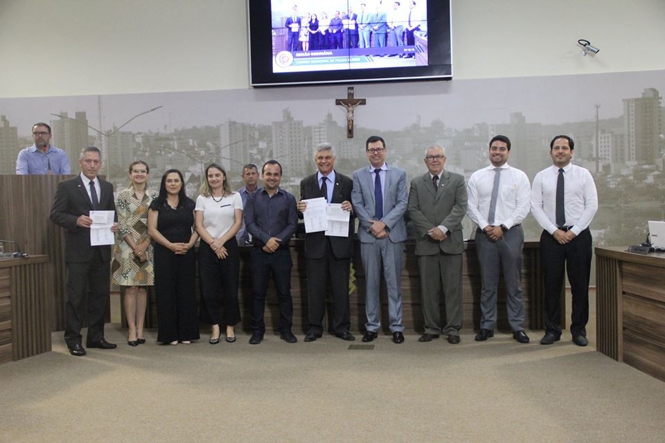 Imagem 1 da notícia: Chapa eleita da OAB recebe homenagem na Câmara