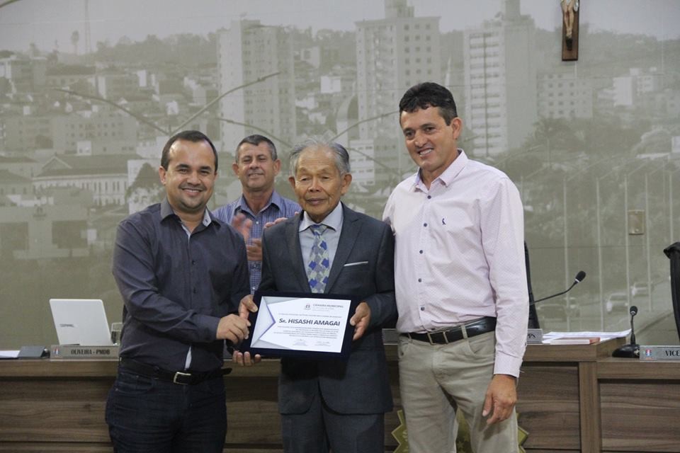 Imagem 1 da notícia: Câmara presta homenagem a agricultor de Pouso Alegre que recebeu prêmio internacional