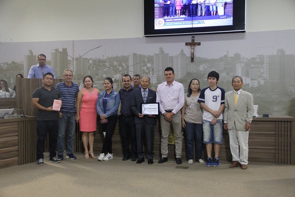 Imagem 2 da notícia: Câmara presta homenagem a agricultor de Pouso Alegre que recebeu prêmio internacional