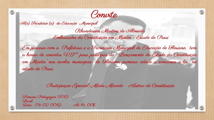 Imagem 4 da notícia: Estudo da Constituição em Miúdos é implantado nas escolas de Floriano - PI