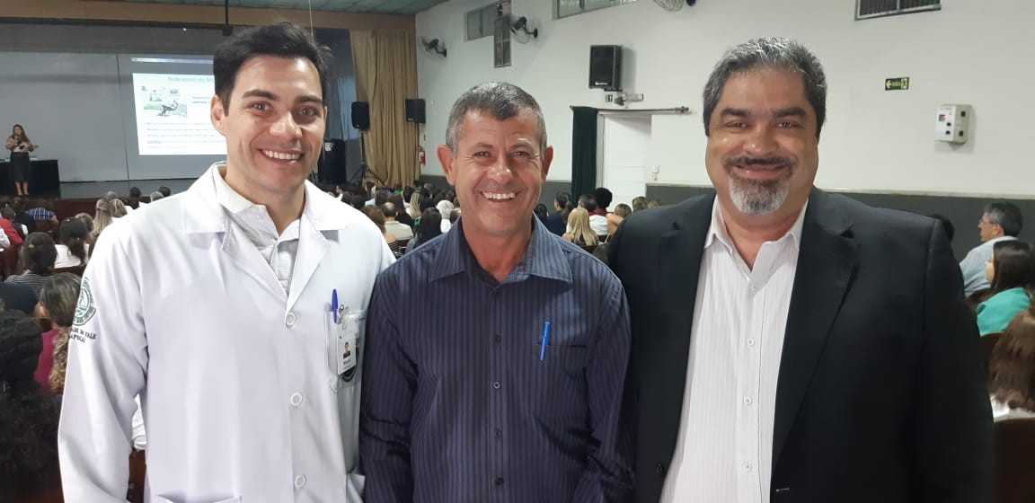 Imagem 1 da notícia: Presidente da Câmara participa do lançamento da acreditação Qmentum no Hospital Samuel Libânio