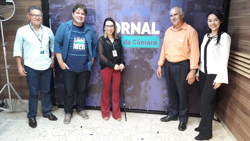Imagem 1 da notícia: TV e Rádio Legislativa recebem visita de representantes da Câmara de Itajubá/MG