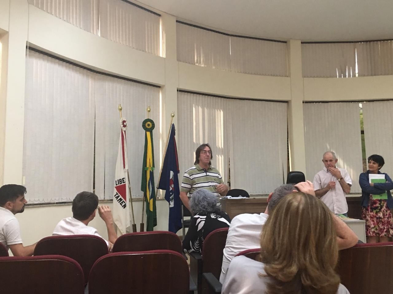 Imagem 1 da notícia: Escola do Legislativo realiza segunda etapa da capacitação para professores do 8º ano sobre o estudo da Constituição em Miúdos