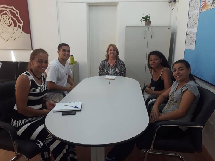 Imagem 2 da notícia: Vereadora Profª. Mariléia Franco recebe estudantes no autoridade por um dia