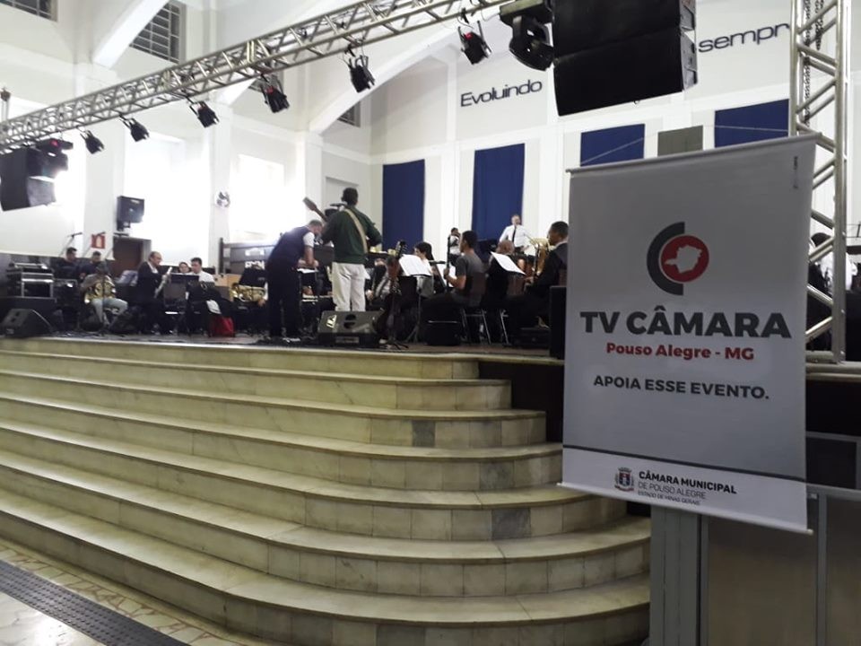 Imagem 1 da notícia: TV Câmara apoia apresentação da Banda Filarmônica do Vale do Sapucaí