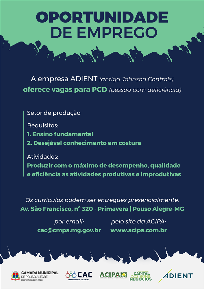Imagem 2 da notícia: CAC RECEBE CURRÍCULOS DE PESSOAS COM DEFICIÊNCIA