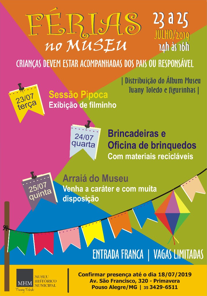 Imagem 2 da notícia: Em julho, Museu realiza as Férias no Museu 2019