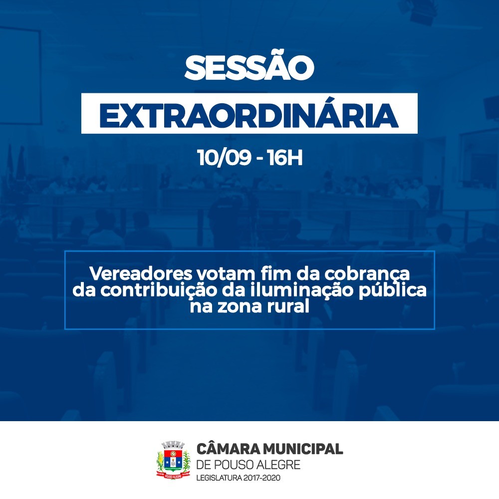 Imagem 1 da notícia: Vereadores votam fim da cobrança da contribuição da iluminação pública na zona rural