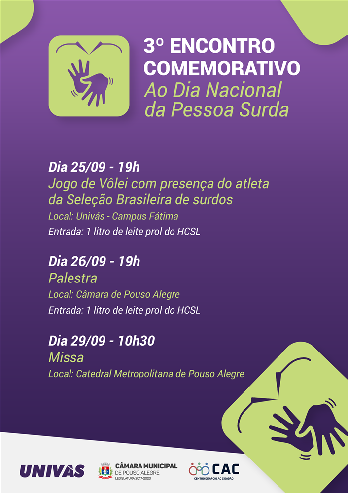 Imagem 2 da notícia: 3º Encontro Comemorativo ao Dia Nacional da Pessoa Surda