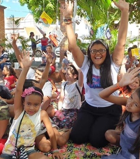 Imagem 1 da notícia: Vídeos produzidos por Contadora de histórias da Câmara de Marabá entra na grade de programação da TV Câmara de Pouso Alegre