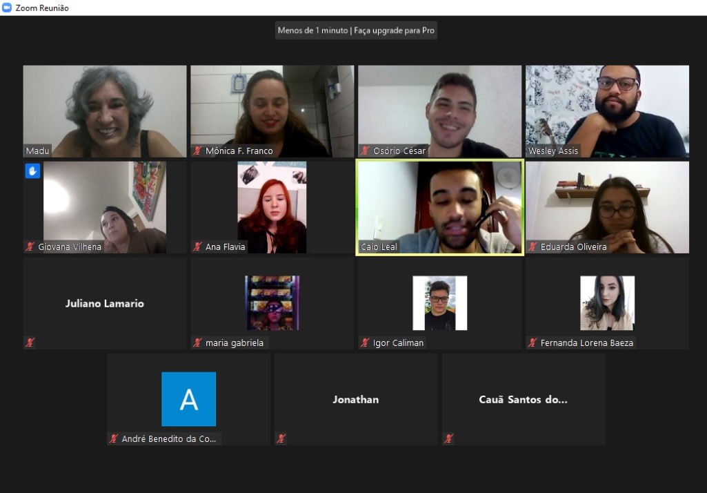 Imagem 1 da notícia: Encontro virtual da Câmara Mirim e Câmara Jovem