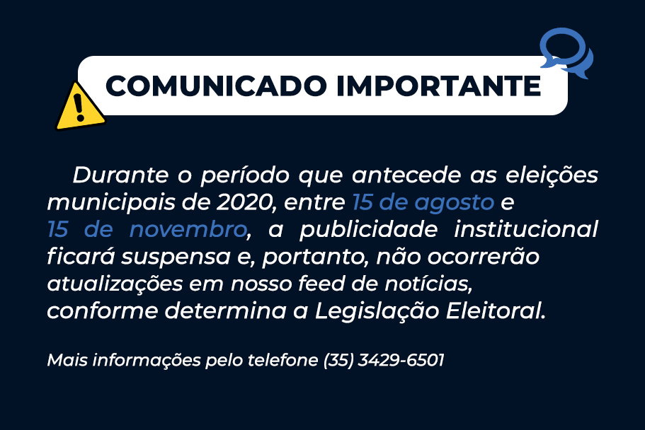 Imagem 1 da notícia: Comunicado sobre propaganda no Período Eleitoral