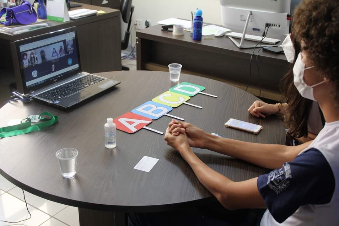 Imagem 1 da notícia: Vereadores mirins da Escola do Legislativo de Pouso Alegre são os vencedores da Gincana do Saber Mirim Regional