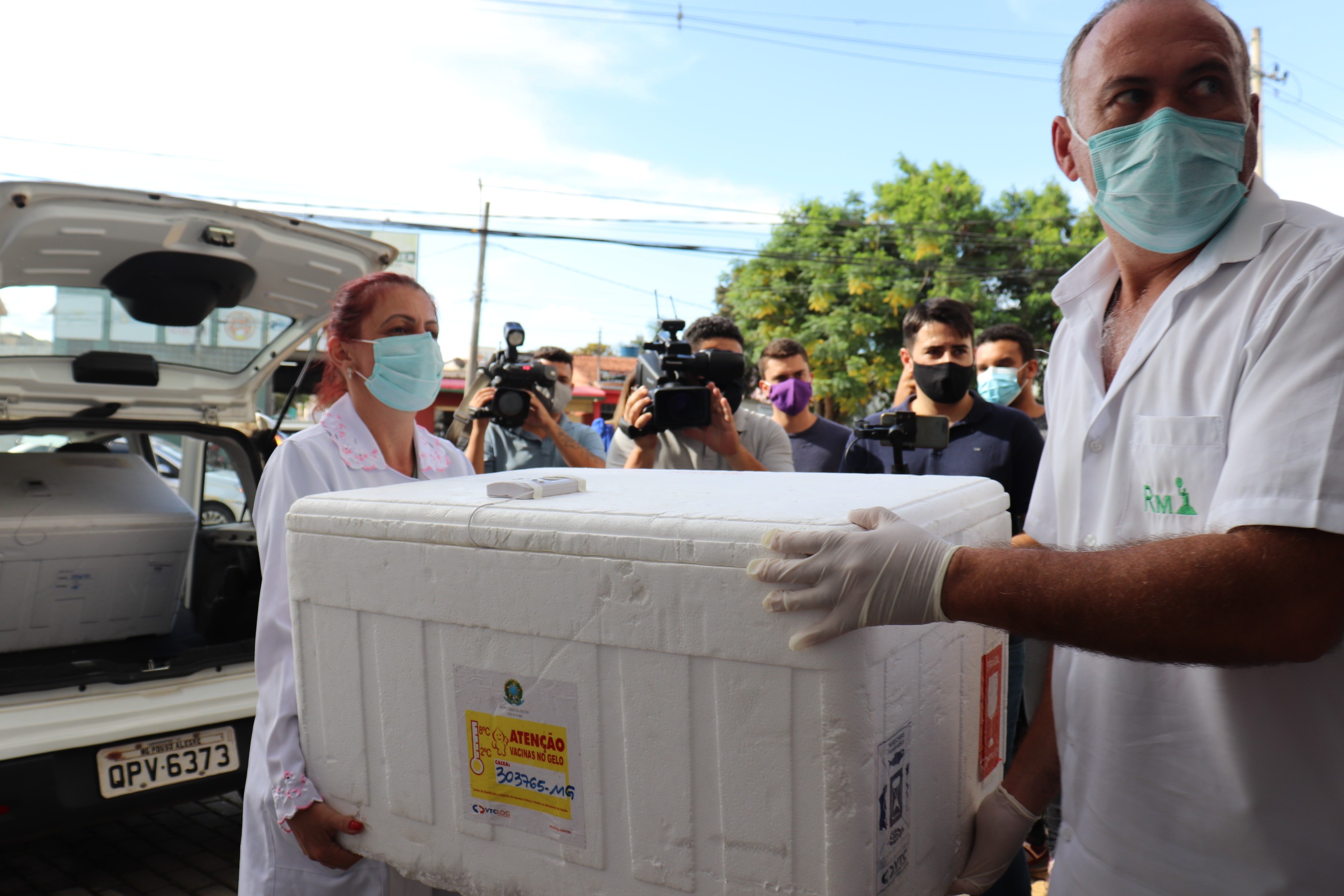 Imagem 1 da notícia: CoronaVac chega a Pouso Alegre