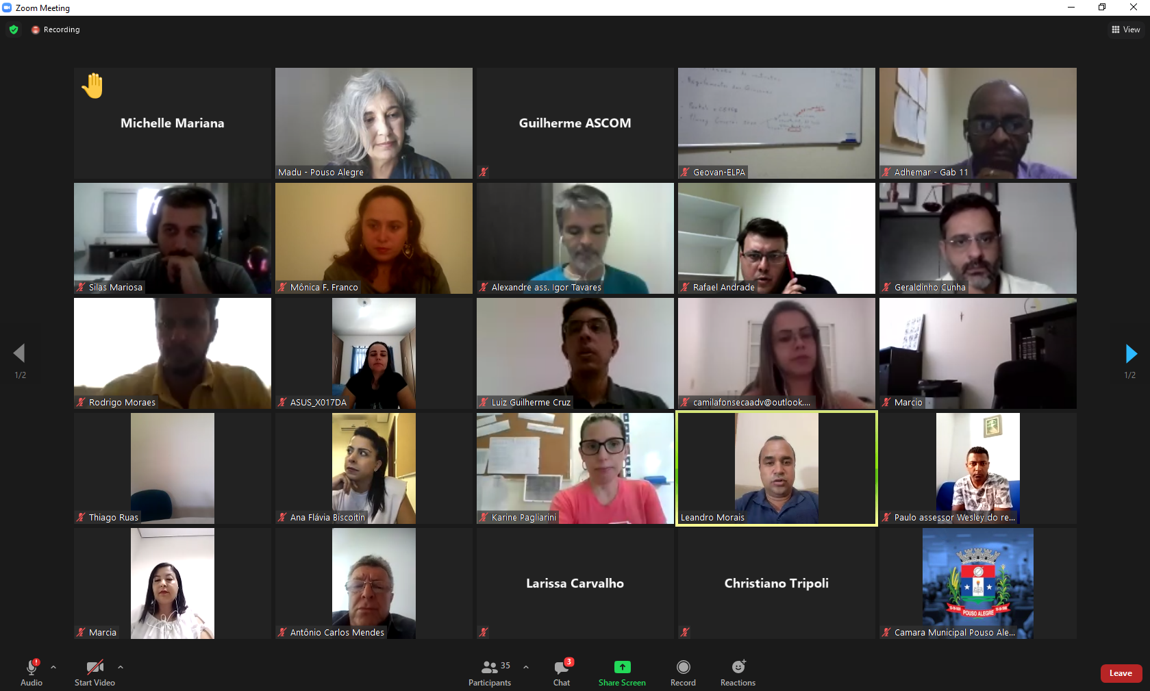 Imagem 1 da notícia: Escola do Legislativo realiza curso preparatório on-line para assessores e vereadores