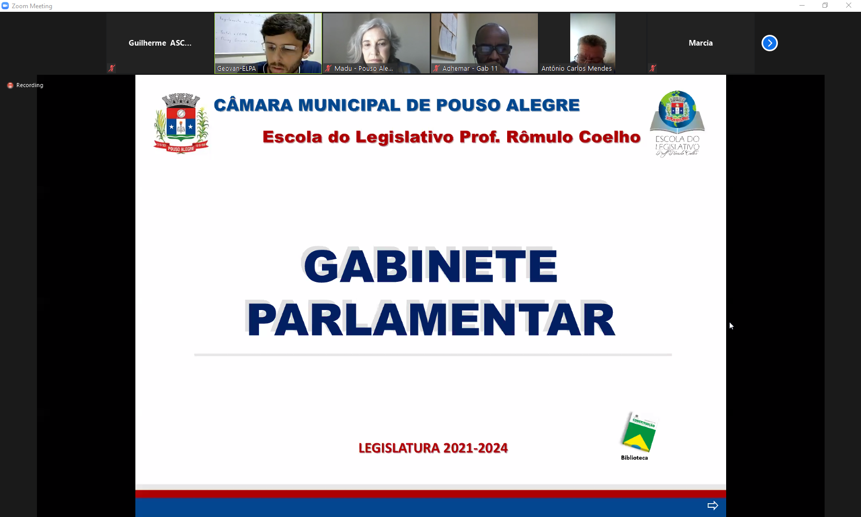 Imagem 3 da notícia: Escola do Legislativo realiza curso preparatório on-line para assessores e vereadores