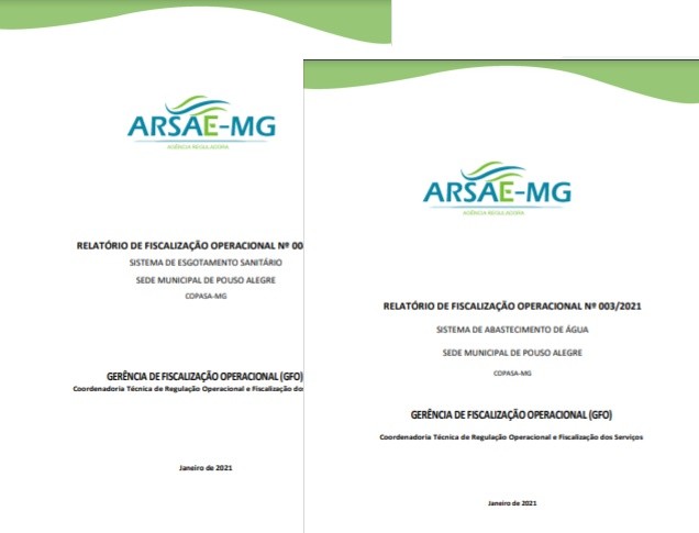 Imagem 1 da notícia: Relatórios da agência reguladora apontam as irregularidades da COPASA em Pouso Alegre