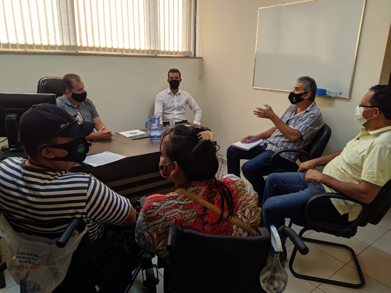 Imagem 1 da notícia: Comissão de Ordem Social conversa sobre inclusão para cadeirantes no esporte