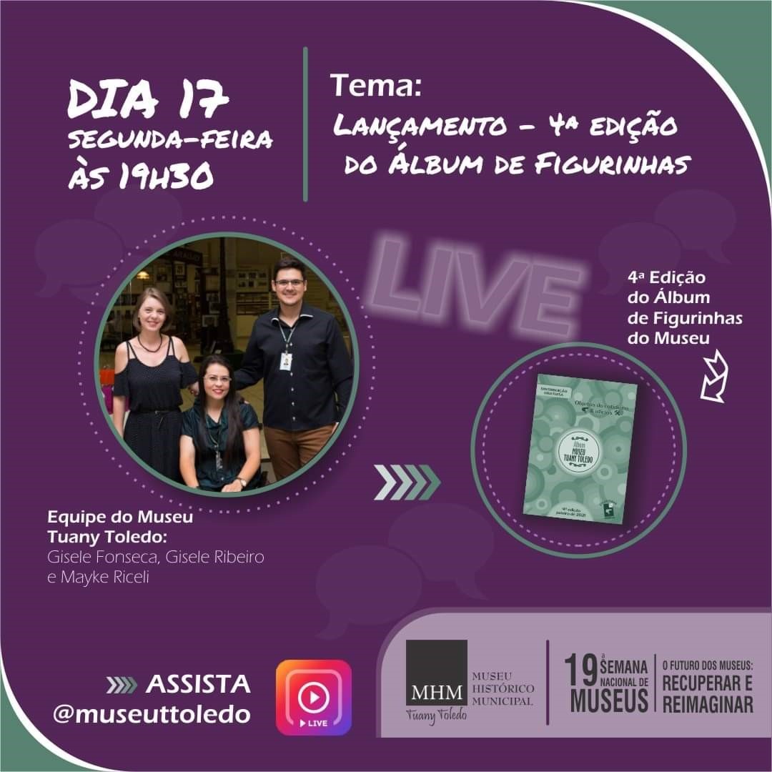 Imagem 1 da notícia: Museu Histórico Tuany Toledo participa da 19ª Semana Nacional dos Museus