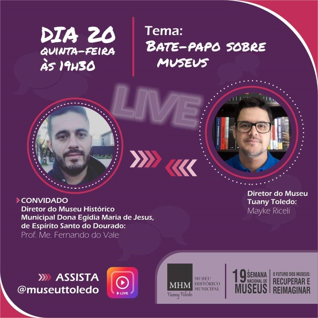 Imagem 3 da notícia: Museu Histórico Tuany Toledo participa da 19ª Semana Nacional dos Museus