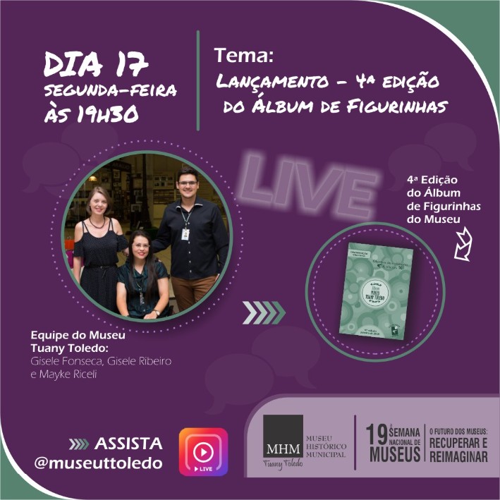 Imagem 2 da notícia: Museu realiza programação virtual na 19ª Semana de Museus