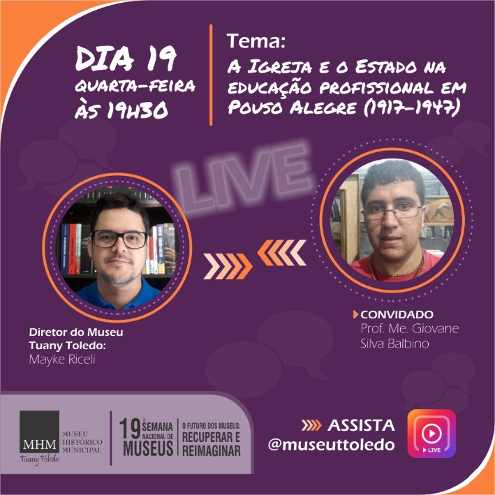 Imagem 3 da notícia: Museu realiza programação virtual na 19ª Semana de Museus