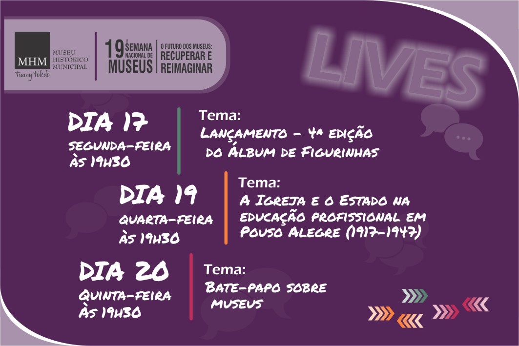 Imagem 1 da notícia: Museu realiza programação virtual na 19ª Semana de Museus