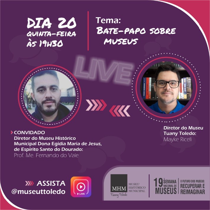 Imagem 4 da notícia: Museu realiza programação virtual na 19ª Semana de Museus