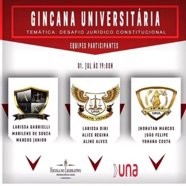 Imagem 1 da notícia: Gincana criada pela ELPA inspira Desafio Jurídico da UNA nesta quinta-feira