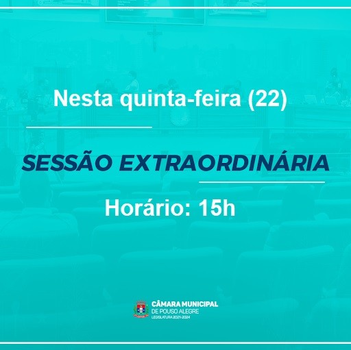Imagem 1 da notícia: Câmara realiza sessão extra nesta quinta (22)