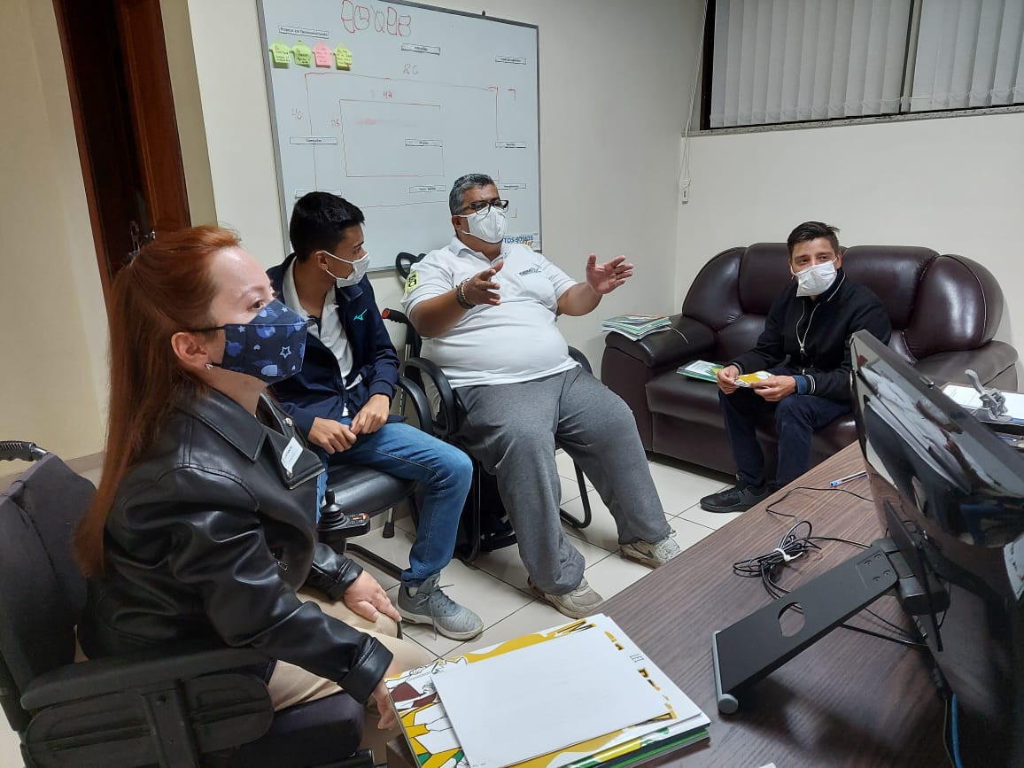 Imagem 2 da notícia: 1º Secretário da Câmara recebe representantes da Associação Deficientes em Movimento – DEMOV