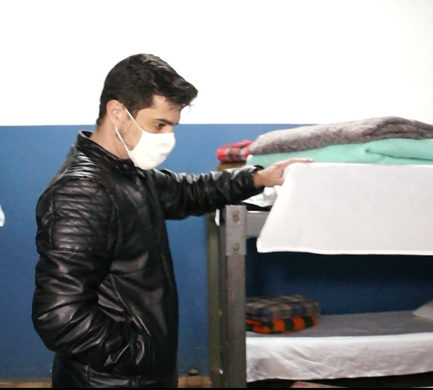 Imagem 1 da notícia: Presidente da Câmara acompanha serviço oferecido pelo Município para pessoas em situação de rua