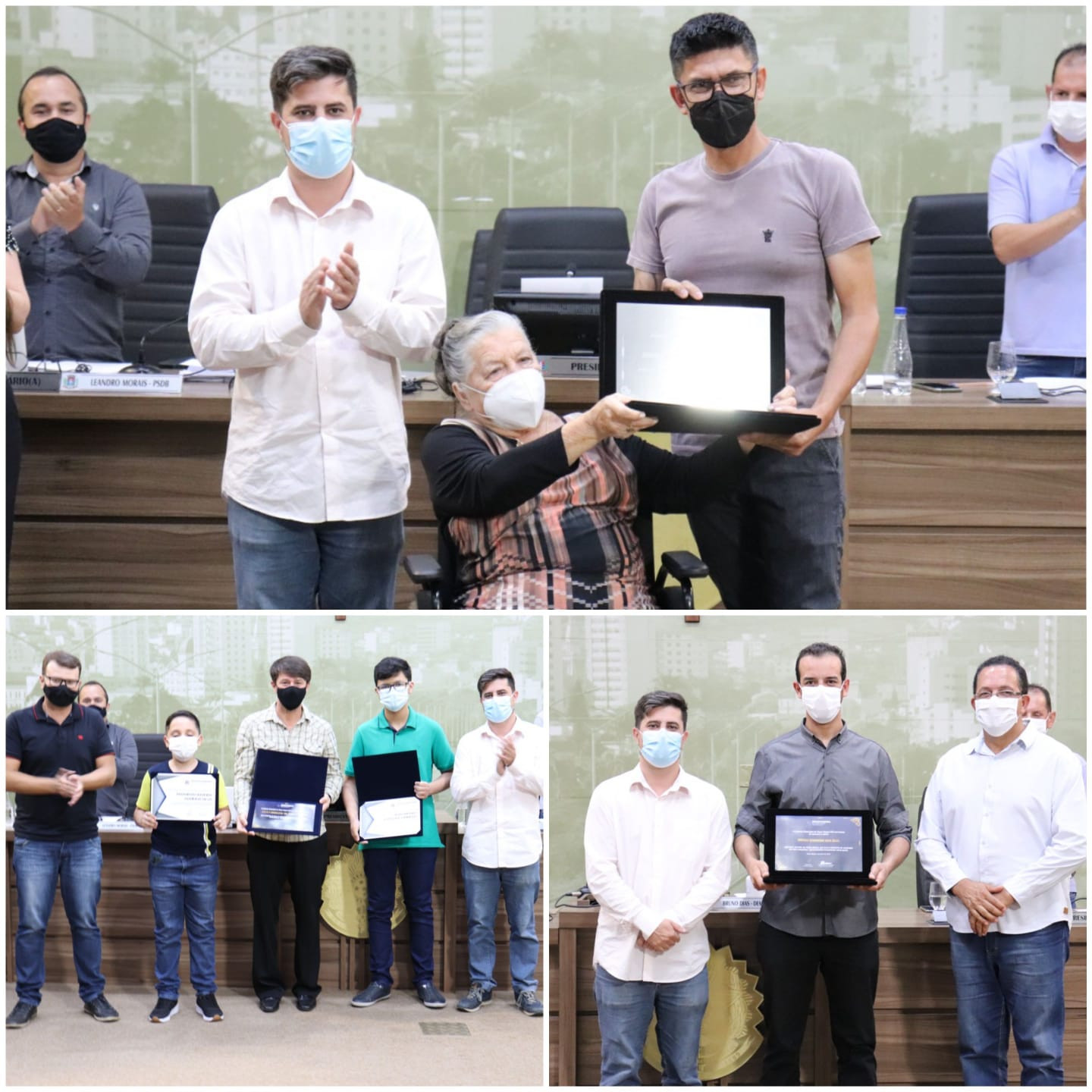 Imagem 1 da notícia: Homenagens na Câmara