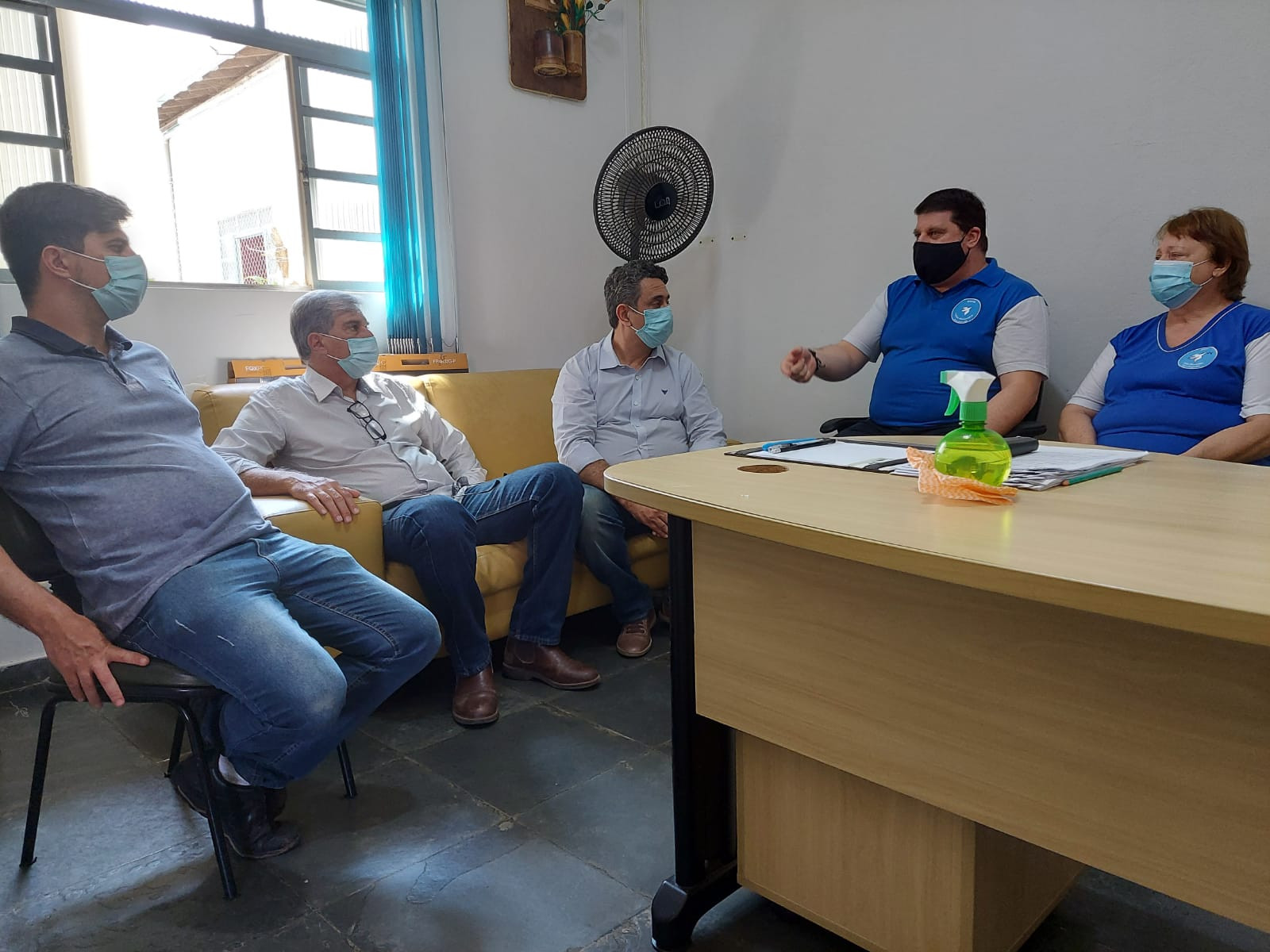 Imagem 1 da notícia: Presidente da Câmara participa juntamente com Prefeito e Deputado Dr. Paulo de reunião na "Creche Foch"