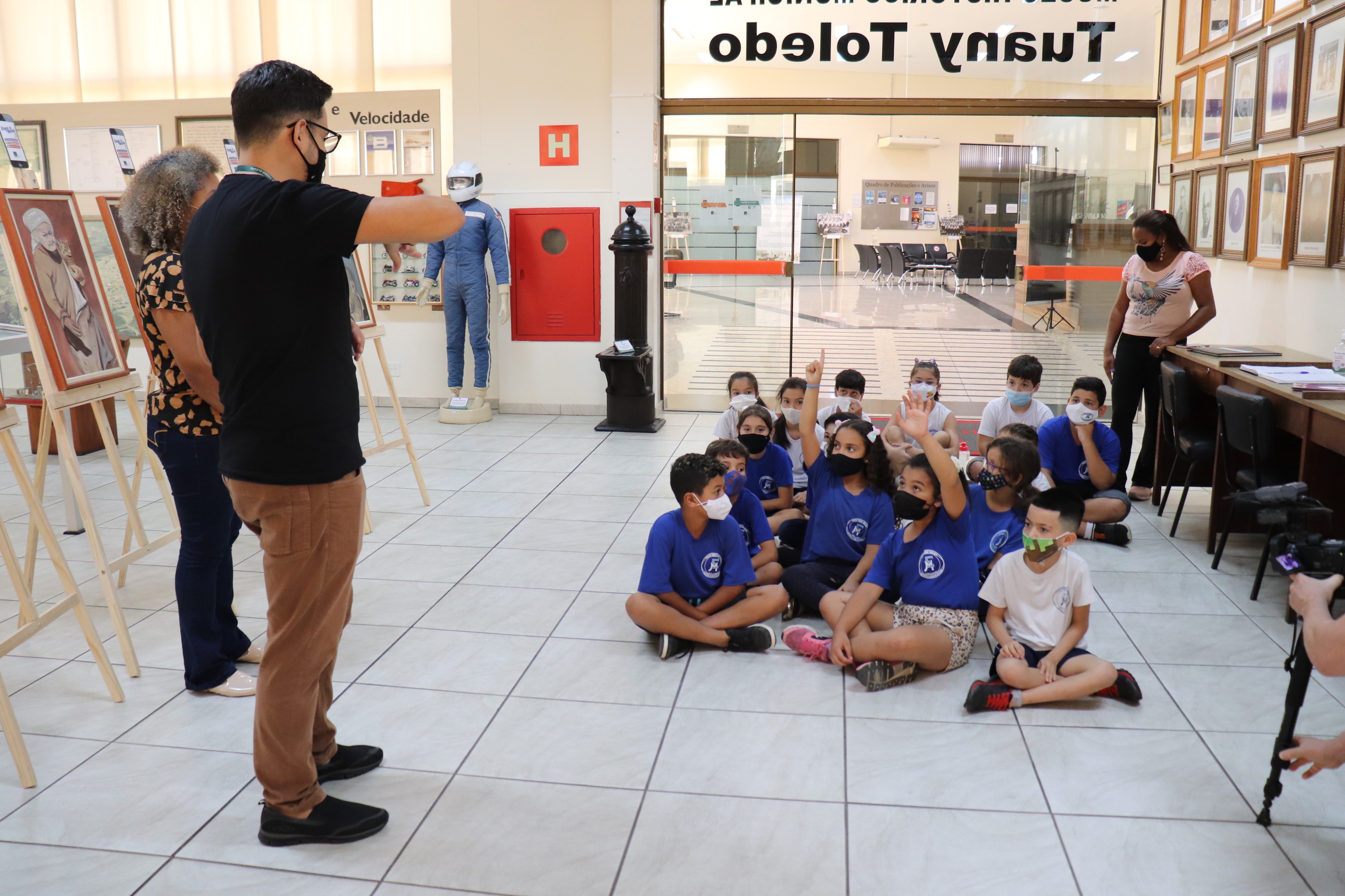 Imagem 1 da notícia: Alunos da Escola Municipal Anita Faria Amaral visitam o Museu
