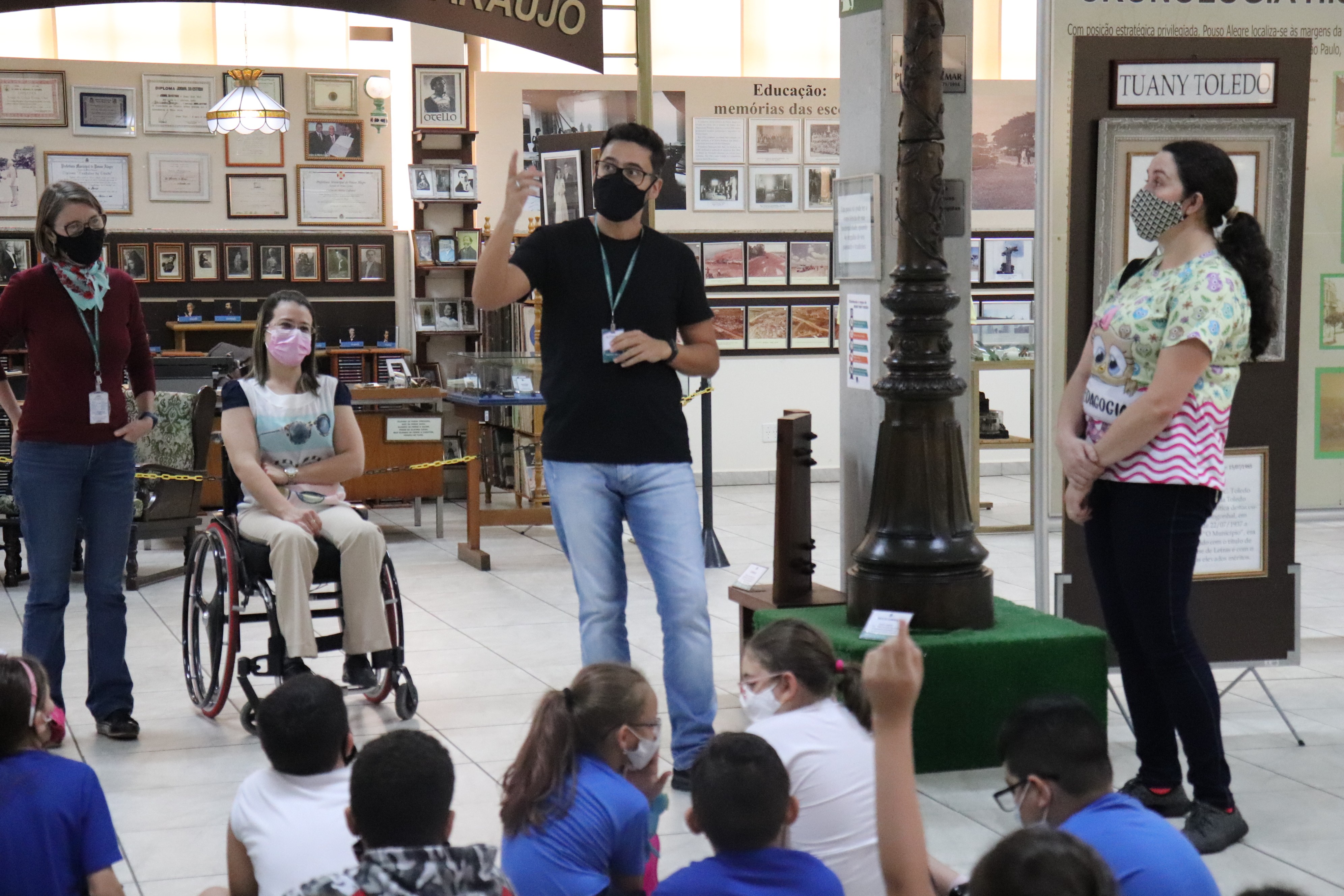 Imagem 3 da notícia: Museu recebe estudantes do 3º ano de escola municipal