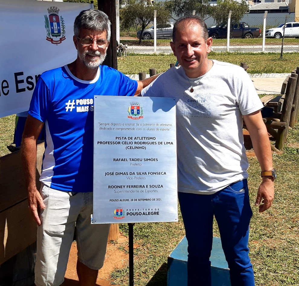Imagem 6 da notícia: Pista de atletismo do Manduzão ganha nome de Célio Rodrigues de Lima, por indicação de vereador